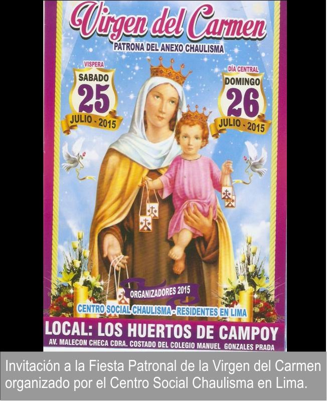 Fiesta Virgen del Carmen